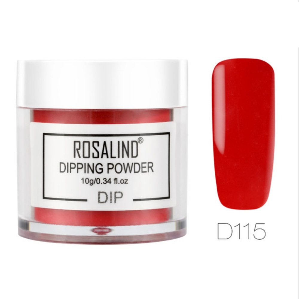 Red Ruby Red Acrylic Nail Dipping Powder
